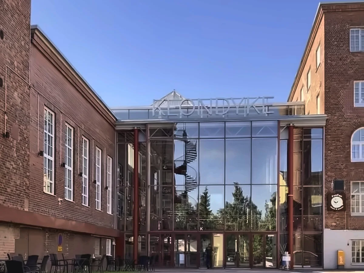 The Klondyke building in Kerava, Finland, where Alekstra Oy's office is