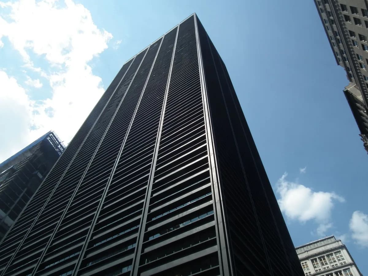 One Liberty Plaza on Broadway in New York, where Alekstra Inc's office is